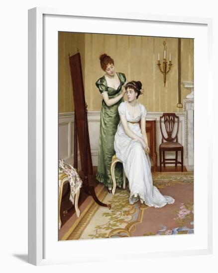 Preparing for the Ball, 1896-Charles Haigh-Wood-Framed Giclee Print