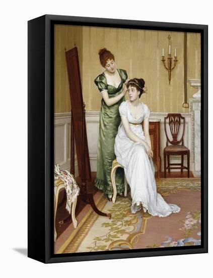 Preparing for the Ball, 1896-Charles Haigh-Wood-Framed Stretched Canvas