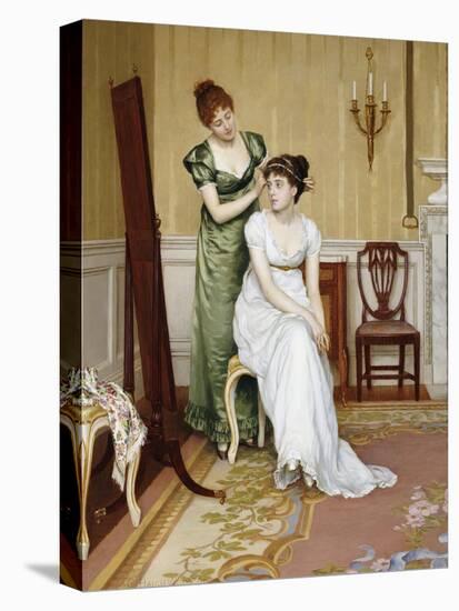 Preparing for the Ball, 1896-Charles Haigh-Wood-Stretched Canvas