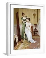 Preparing for the Ball, 1896-Charles Haigh-Wood-Framed Giclee Print