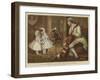 Preparing for the Children's Party, Now, One, Two, and Three-Alfred Edward Emslie-Framed Giclee Print