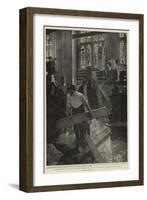 Preparing for the Funeral Service in St George's Chapel, Windsor-Frank Craig-Framed Giclee Print