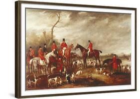 Preparing for the Hunt-John Ferneley-Framed Giclee Print