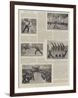 Preparing for the Military Tournament at the Army Gymnastic School, Aldershot-null-Framed Giclee Print