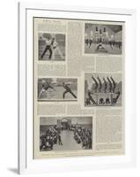 Preparing for the Military Tournament at the Army Gymnastic School, Aldershot-null-Framed Giclee Print