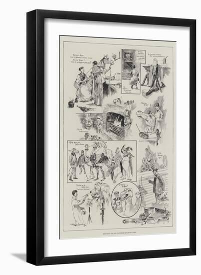 Preparing for the Pantomime at Drury Lane-Ralph Cleaver-Framed Giclee Print