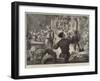 Preparing for the Pantomimes-David Henry Friston-Framed Giclee Print