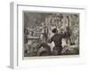 Preparing for the Pantomimes-David Henry Friston-Framed Giclee Print