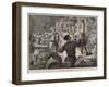 Preparing for the Pantomimes-David Henry Friston-Framed Premium Giclee Print