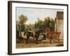 Preparing for the Ride, 1837-Franz Zeller Von Zellenberg-Framed Giclee Print