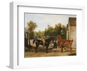 Preparing for the Ride, 1837-Franz Zeller Von Zellenberg-Framed Giclee Print