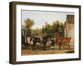 Preparing for the Ride, 1837-Franz Zeller Von Zellenberg-Framed Giclee Print