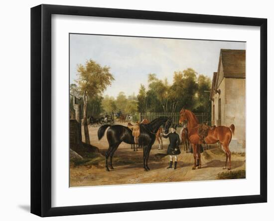 Preparing for the Ride, 1837-Franz Zeller Von Zellenberg-Framed Giclee Print