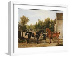 Preparing for the Ride, 1837-Franz Zeller Von Zellenberg-Framed Giclee Print