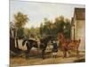 Preparing for the Ride, 1837-Franz Zeller Von Zellenberg-Mounted Premium Giclee Print