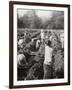 Preparing Irrigation Channels at a Sugar Plantation, Java, Dutch East Indies, 1927-null-Framed Photographic Print