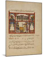 Preparing medicine from Honey,-Islamic School-Mounted Giclee Print
