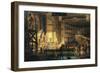 Preparing Scenery in a Theatre-null-Framed Giclee Print