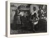 Preparing Thanksgiving Dinner.-Drawn S. G. Mccutcheon , USA, America, United States, American, 1880-null-Stretched Canvas