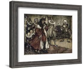 Preparing the King-Arthur Rackham-Framed Giclee Print