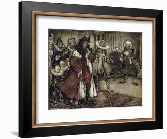 Preparing the King-Arthur Rackham-Framed Giclee Print