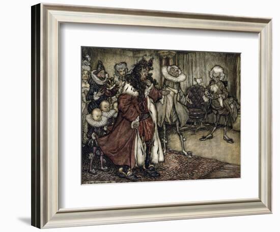 Preparing the King-Arthur Rackham-Framed Giclee Print