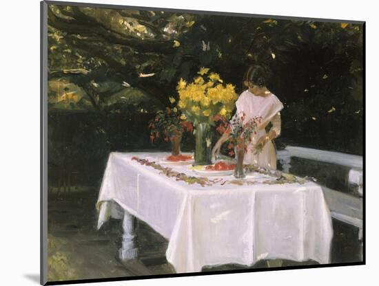 Preparing the Table-Michael Peter Ancher-Mounted Giclee Print