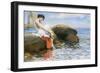 Preparing to Bathe-Wilhelm Wunderwald-Framed Giclee Print