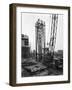 Preparing to Lift a Fabricated Section on the Site of Coleshill Gas Works, Warwickshire, 1962-Michael Walters-Framed Photographic Print