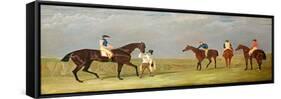 Preparing to Start for the Doncaster Gold Cup, 1825, with Mr. Whitaker's "Lottery"-John Frederick Herring I-Framed Stretched Canvas