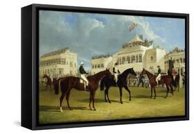 Preparing to Start for the Emperor of Russia's Cup at Ascot, 1845-John Frederick Herring I-Framed Stretched Canvas