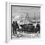 Preparing to Start on a Sledge Trip in the Arctic, 1875-W Palmer-Framed Giclee Print