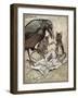 Preposterous Cried Solomon in a Rage, from Peter Pan in Kensington Gardens by J M Barrie (1860 - 1-Arthur Rackham-Framed Giclee Print