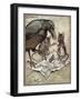 Preposterous Cried Solomon in a Rage, from Peter Pan in Kensington Gardens by J M Barrie (1860 - 1-Arthur Rackham-Framed Giclee Print