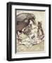 Preposterous!" Cried Solomon in a Rage"-Arthur Rackham-Framed Giclee Print