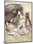 Preposterous!" Cried Solomon in a Rage"-Arthur Rackham-Mounted Giclee Print