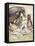 Preposterous!" Cried Solomon in a Rage"-Arthur Rackham-Framed Stretched Canvas