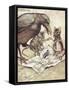 Preposterous!" Cried Solomon in a Rage"-Arthur Rackham-Framed Stretched Canvas