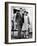 Pres and Jacqueline Kennedy Walk Hand-In-Hand after Death of Infant Son, Patrick Bouvier Kennedy-null-Framed Photo