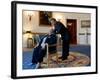 Pres Barack Obama Talks with Presidental Medal of Freedom Recipient Toni Morrison, May 29, 2012-null-Framed Photo