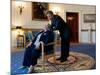 Pres Barack Obama Talks with Presidental Medal of Freedom Recipient Toni Morrison, May 29, 2012-null-Mounted Photo