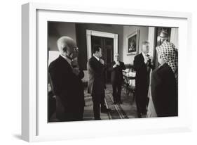 Pres. Clinton and Middle East Leaders before Signing to Extend Palestinian Rule on the West Bank-null-Framed Photo