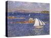 Pres des Rocs de Per-Kiridec, 1889-Theo van Rysselberghe-Stretched Canvas