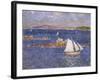 Pres des Rocs de Per-Kiridec, 1889-Theo van Rysselberghe-Framed Giclee Print