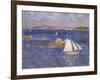 Pres des Rocs de Per-Kiridec, 1889-Theo van Rysselberghe-Framed Giclee Print