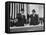 Pres. Dwight D. Eisenhower and Vice Pres. Richard M. Nixon on Inauguration Day-Ed Clark-Framed Stretched Canvas