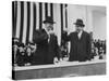Pres. Dwight D. Eisenhower and Vice Pres. Richard M. Nixon on Inauguration Day-Ed Clark-Stretched Canvas