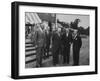 Pres. Dwight D. Eisenhower During His Visit-Ed Clark-Framed Photographic Print