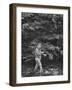 Pres. Dwight D. Eisenhower Fishing, During His New England Vacation-null-Framed Photographic Print