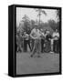 Pres. Dwight D. Eisenhower, Golfing-null-Framed Stretched Canvas